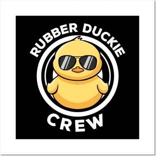 Rubber Duckie Crew I Love Ducks Lovers Funny Rubber Duck Posters and Art